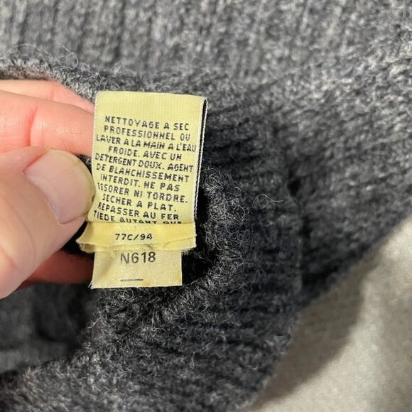 Eddie Bower Men's Wool Sweater Vest Grey XL Preppy Academia - Picture 4 of 11